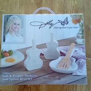 Dolly Parton spoon rest and salt & pepper shakers